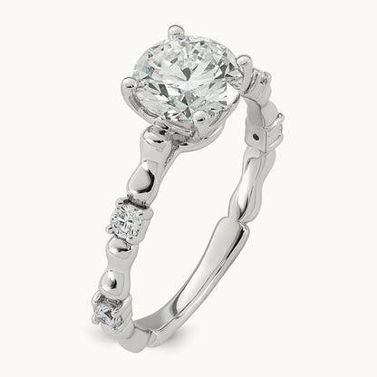 Round Center Ring, 1 5/8-3 1/4 ct Lab-Grown Diamond