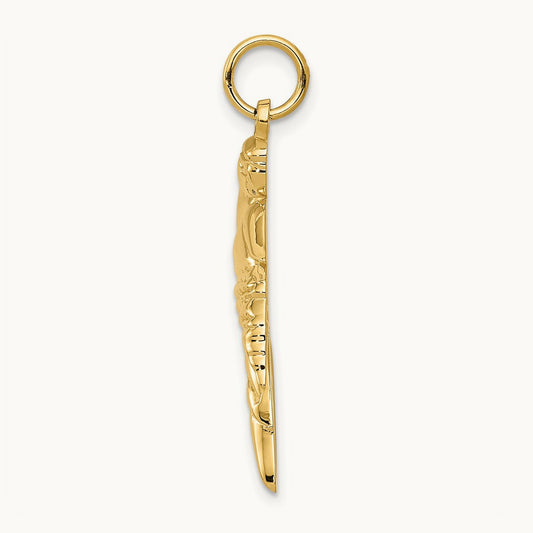 Parrot Charm, 14K Yellow Gold