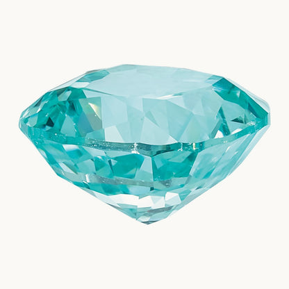 Antique Cushion Lab Created Paraiba, 8mm