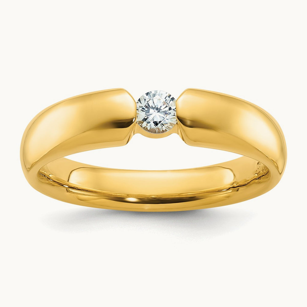 IBGoodman Men's Diamond Complete Ring, 14K