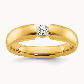 IBGoodman Men's Diamond Complete Ring, 14K