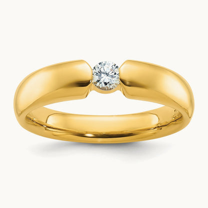 IBGoodman Men's Diamond Complete Ring, 14K