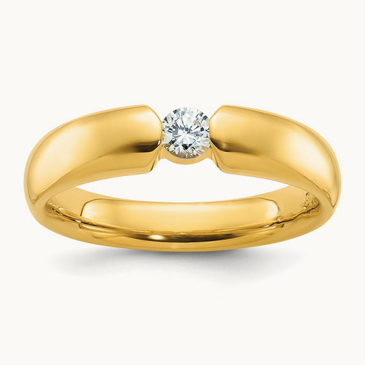 IBGoodman Men's Diamond Complete Ring, 14K