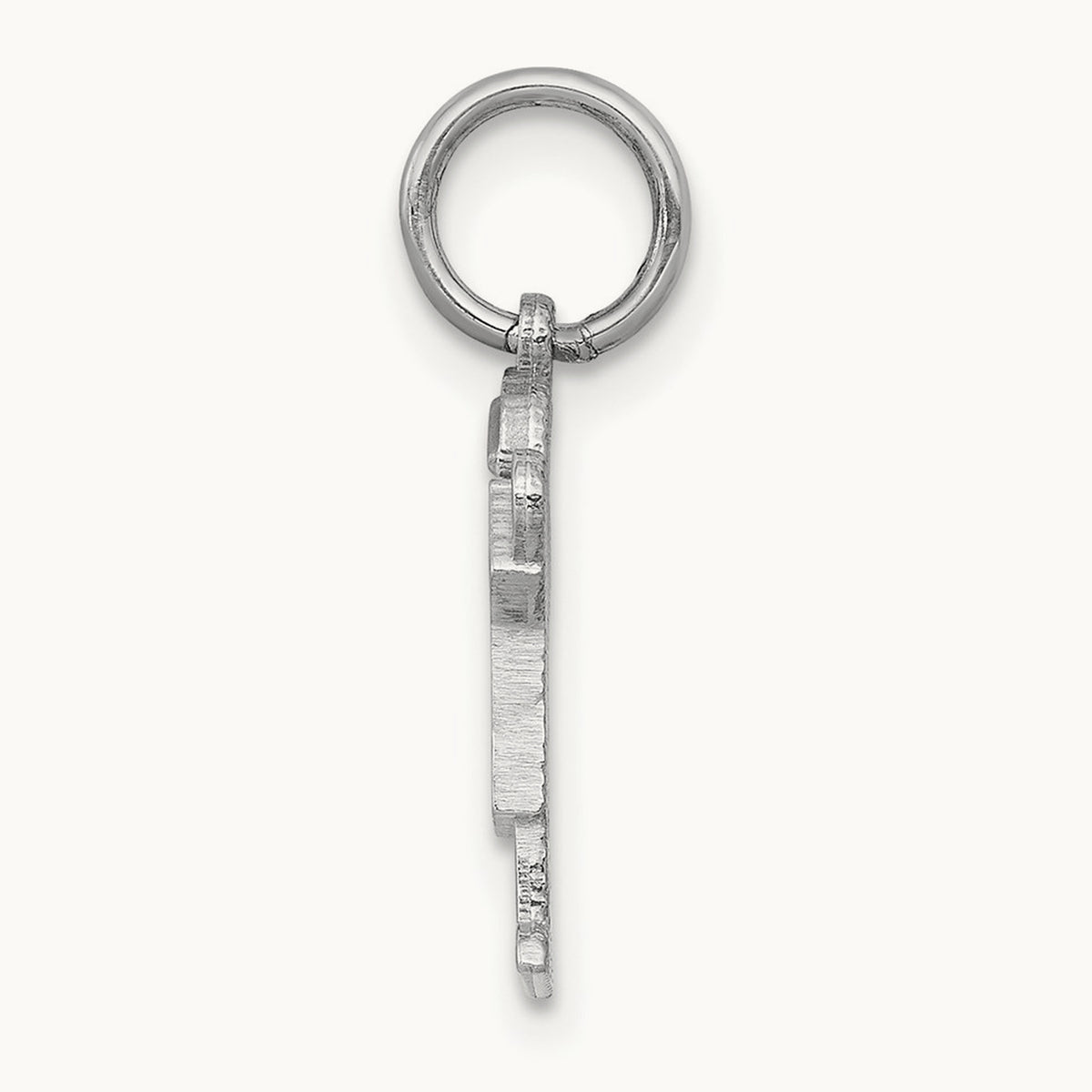 Mini Boy Love Charm — 14K White Gold