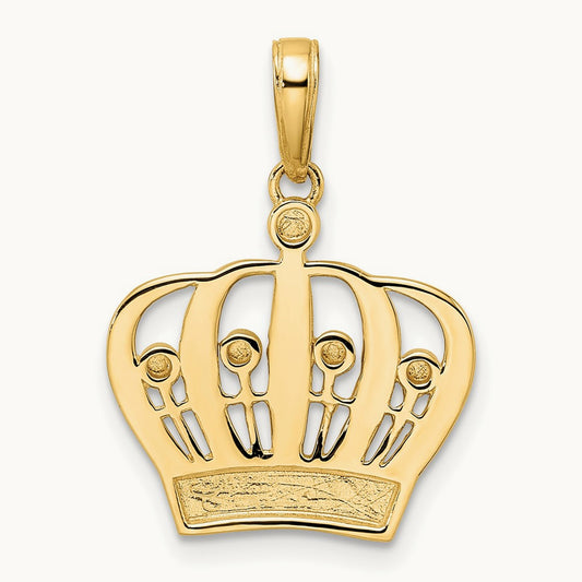 and Diamond-cut Crown Pendant — photo set