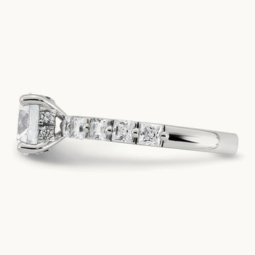 Round Engagement Ring, 2.50 ct tw Lab-Grown Diamond