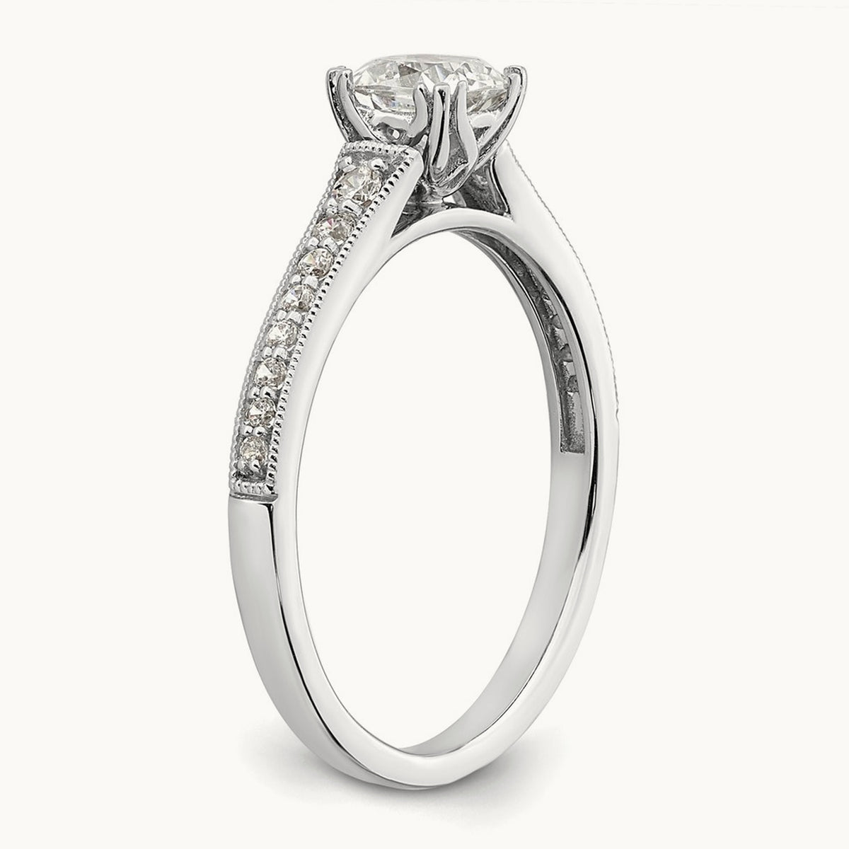 Cushion Semi-Mount Engagement Ring, 1/2-1 1/2 ct