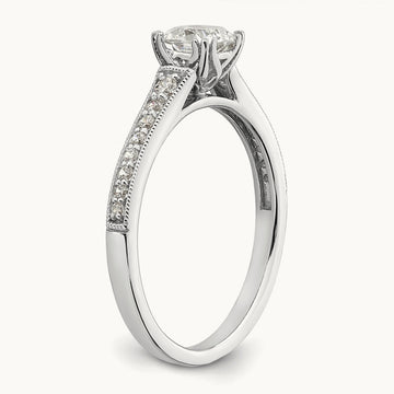 Cushion Semi-Mount Engagement Ring, 1/2-1 1/2 ct