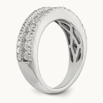 Diamond Band, 14K White Gold