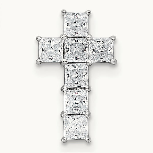 Cross Chain Slide, 5/8-3 1/2 ct Lab-Grown Diamond
