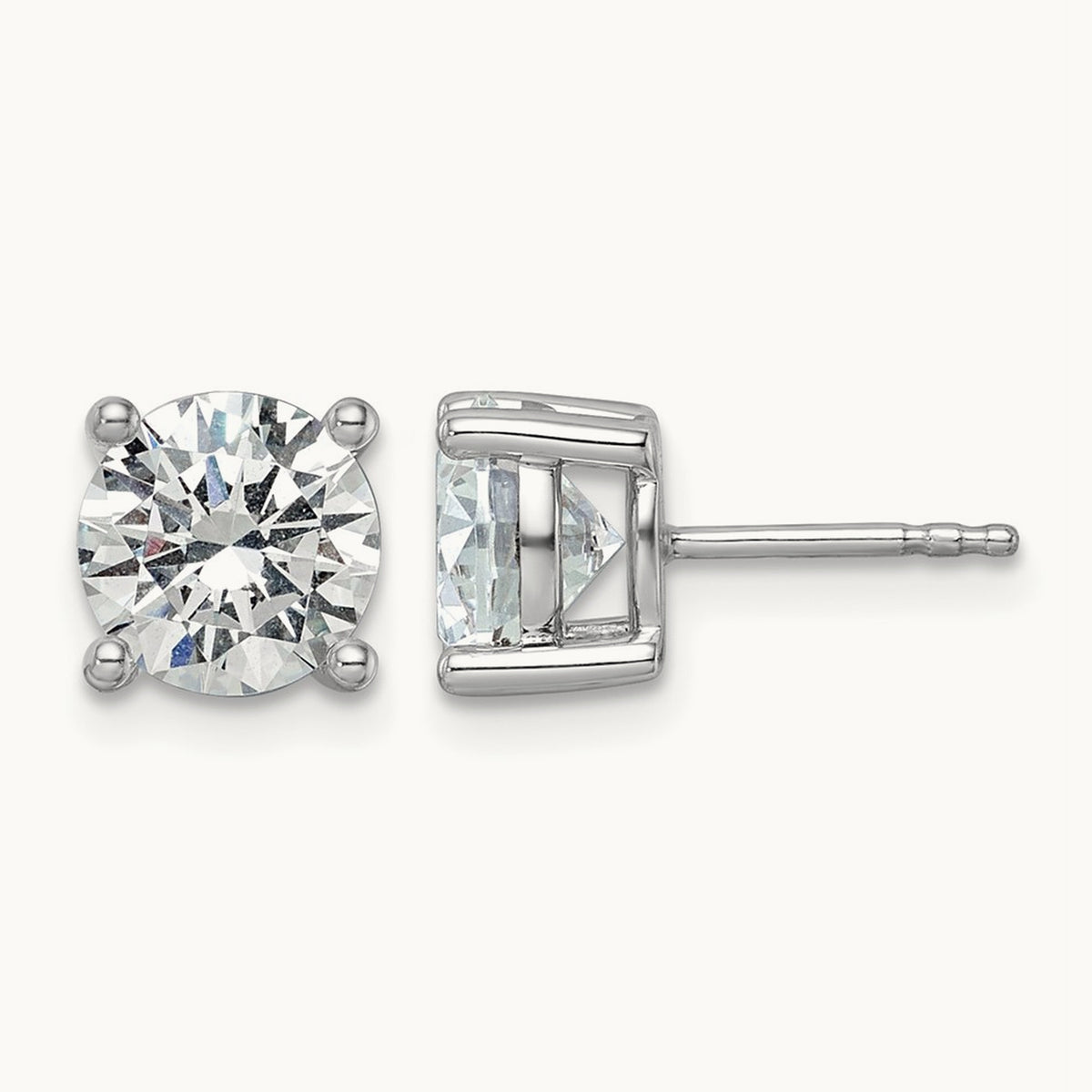 Round Heavyweight Stud Earrings, 0.10-7.00 ct tw Lab-Grown Diamond