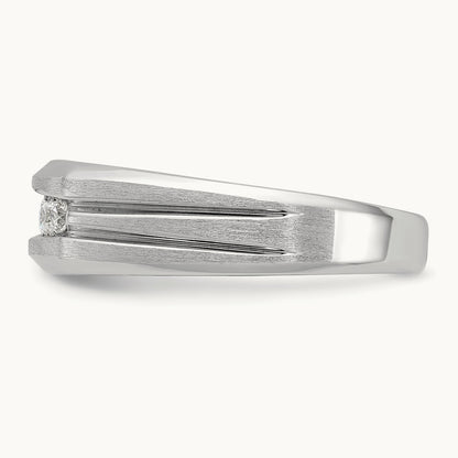 5 Stone Men's Ring, 0.25 ct tw Lab-Grown Diamond