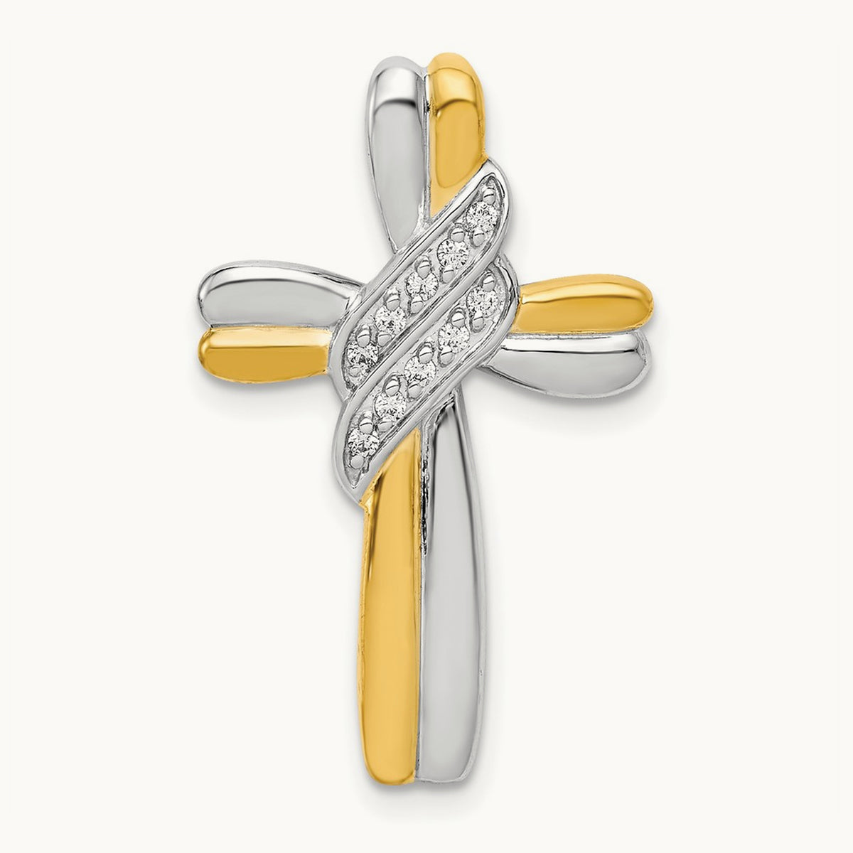 Diamond Cross Pendant — photo set
