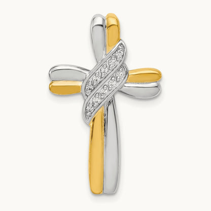 Diamond Cross Pendant — photo set