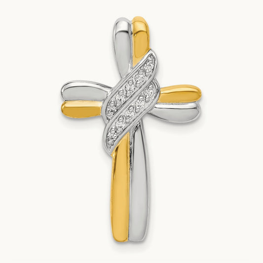 Diamond Cross Pendant — photo set