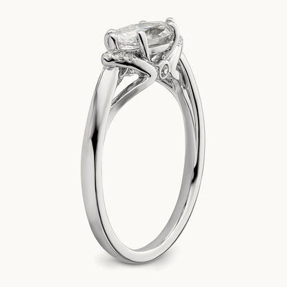 Semi-Mount Engagement Ring, 0.05 ct tw Lab-Grown Diamond