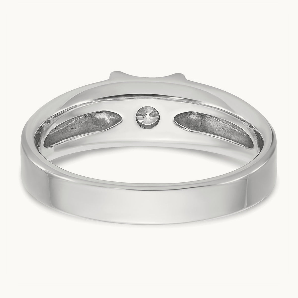 IBGoodman Men's Diamond Complete Ring, 14K White Gold