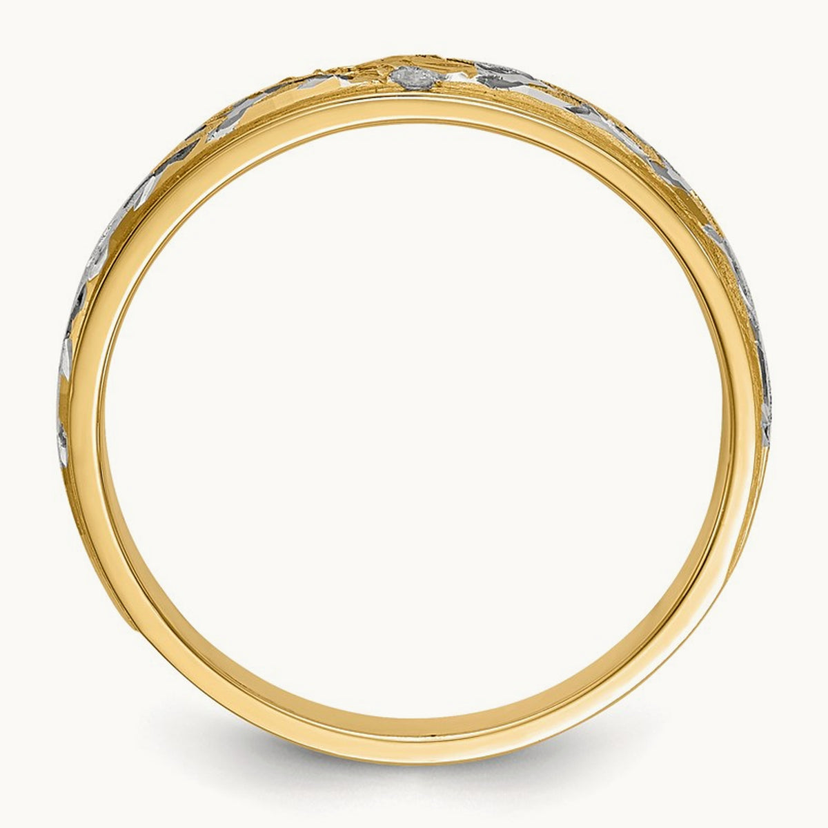 AA Quality Trio Ladies Complete Wedding Band, 14K