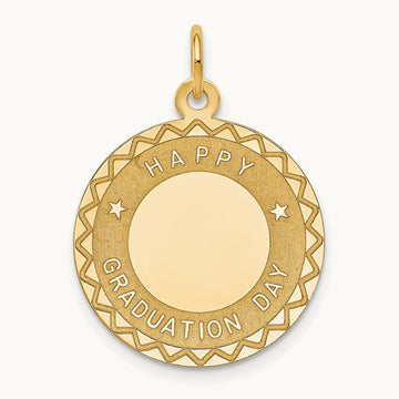 HAPPY GRADUATION DAY Charm, 14K