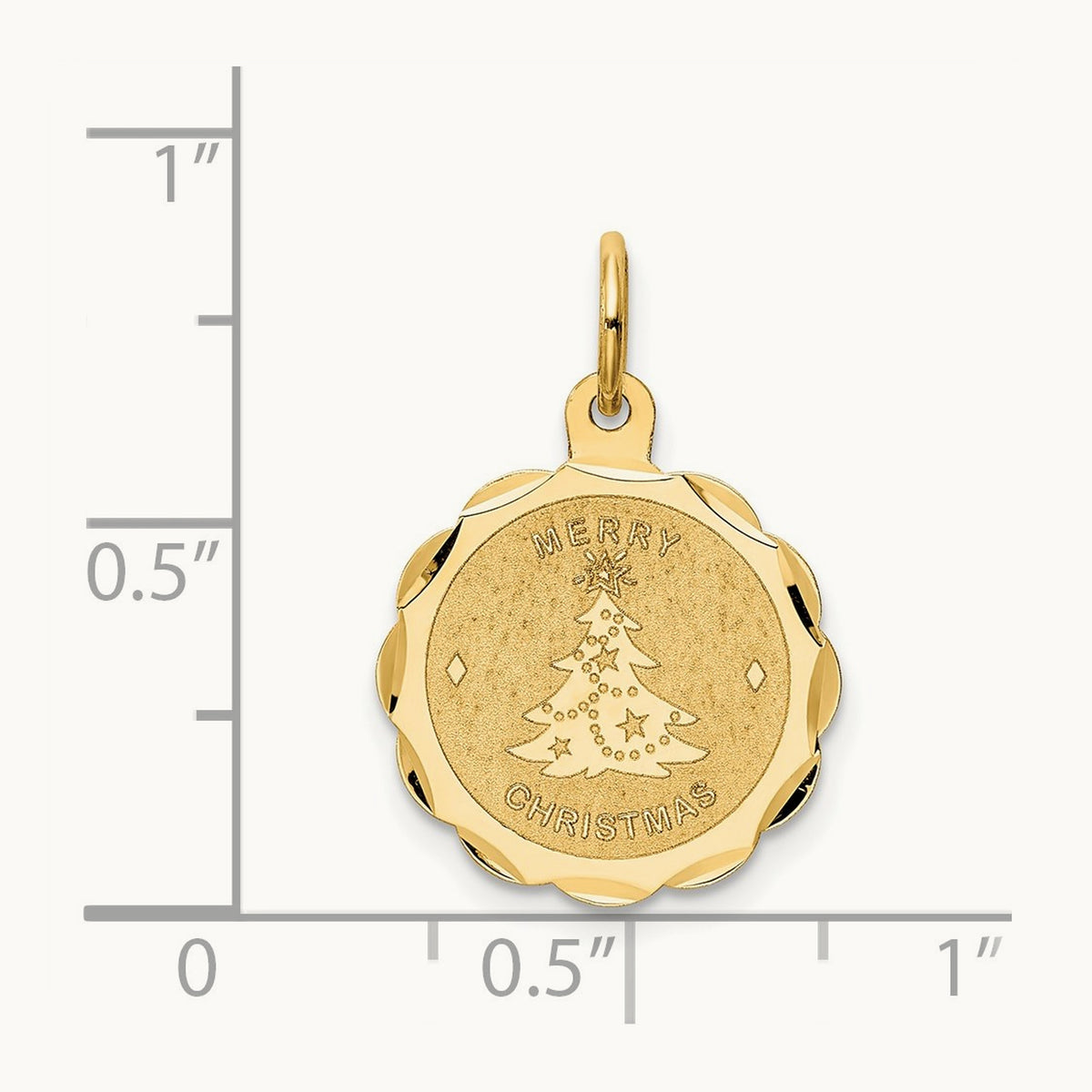 Merry Christmas Disc Charm — photo set
