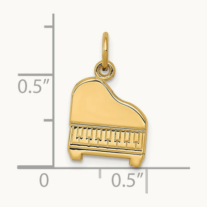 Piano Charm, 14K