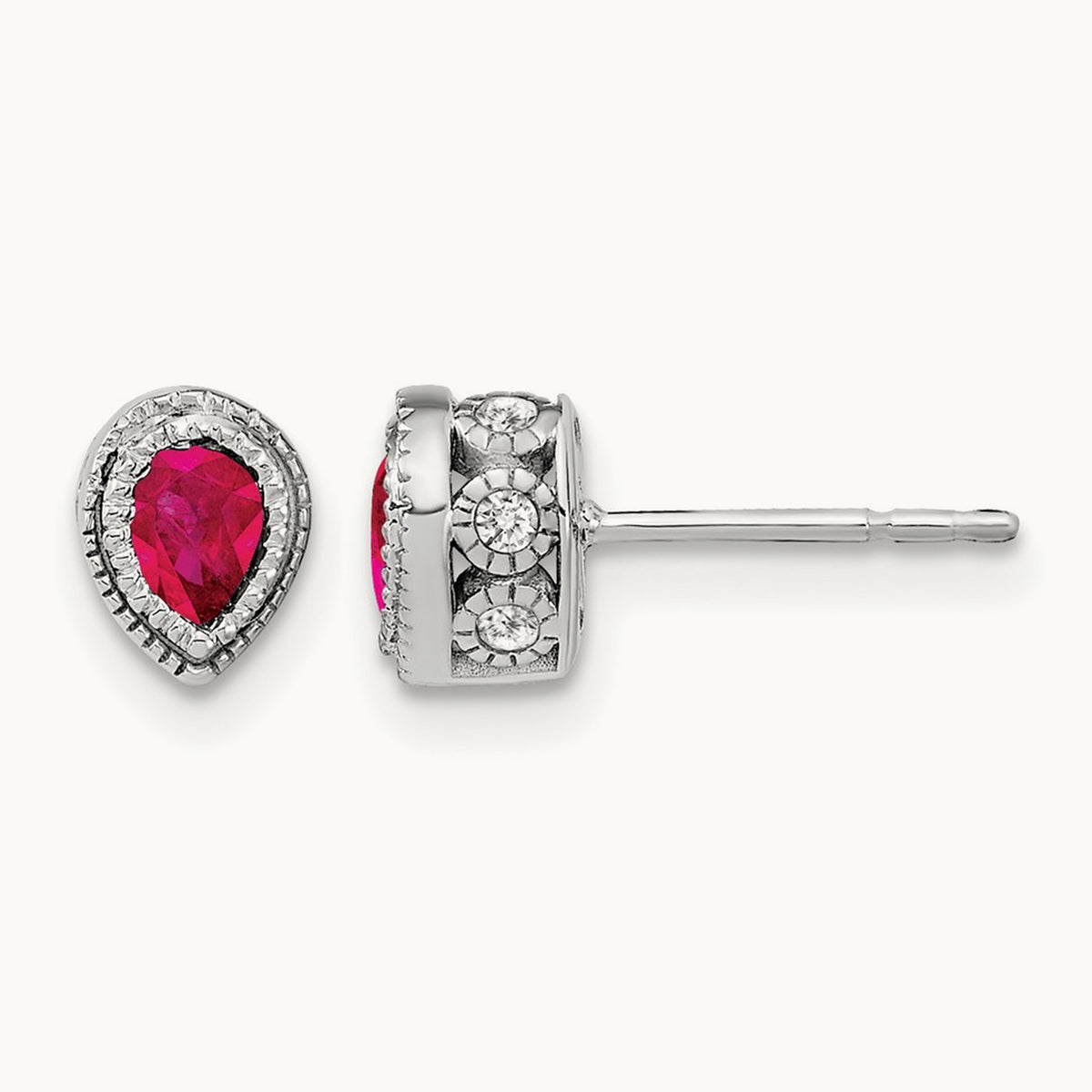 Ruby and Diamond Earrings — photo set
