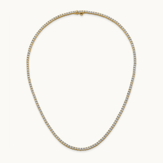 Straight Tennis Necklace, 9-12 ct Lab-Grown Diamond