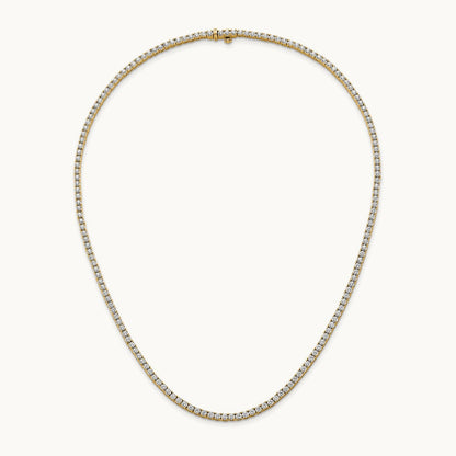 Straight Tennis Necklace, 9-12 ct Lab-Grown Diamond