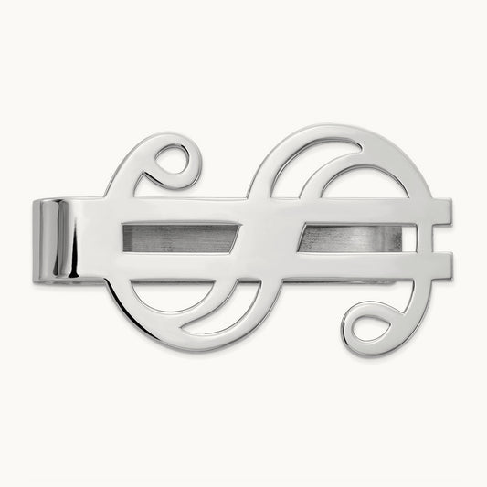 Money Clip — 14K White Gold