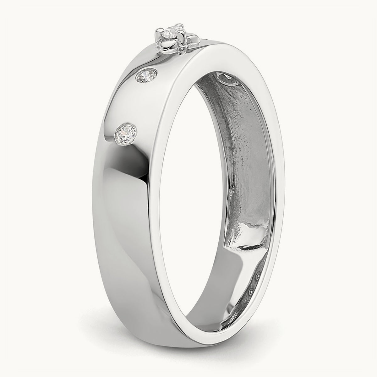 Diamond Mens Complete Wedding Band — photo set