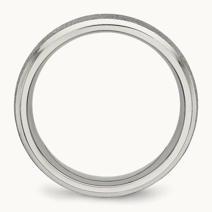 Polished Laser Cut Band, 6mm, Stainless Steel