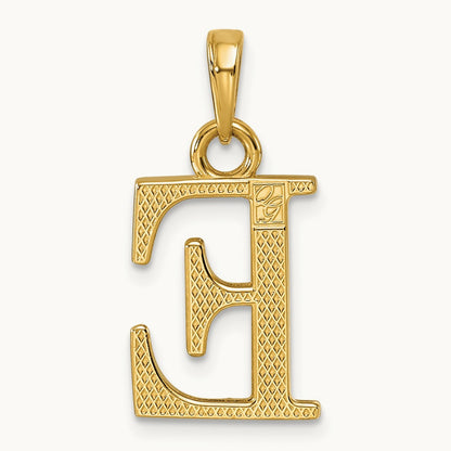 Polished Pendant — E