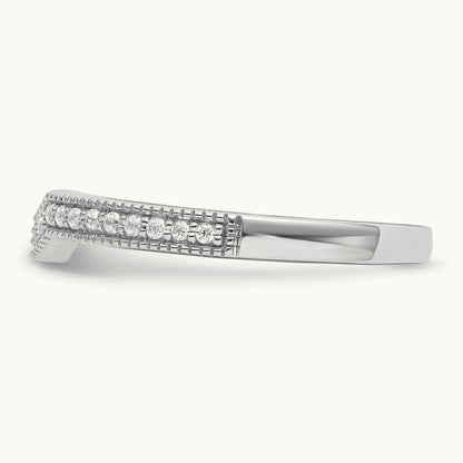 Matching Wedding Band, 0.15 ct tw