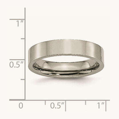 Polished Flat Band — 5mm