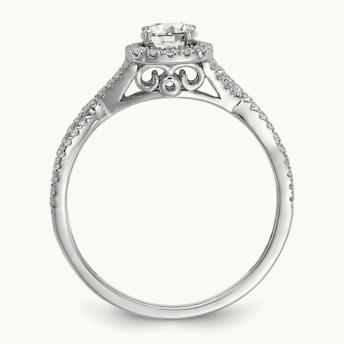 Semi-Mount Engagement Ring, 0.25 ct tw
