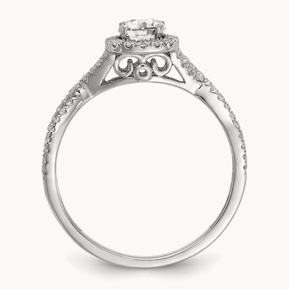 Semi-Mount Engagement Ring, 0.25 ct tw