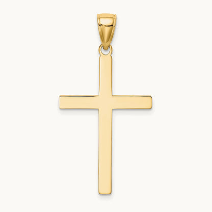 Stick Cross Pendant in 14K Yellow Gold