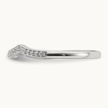 Contoured Diamond Band — photo set