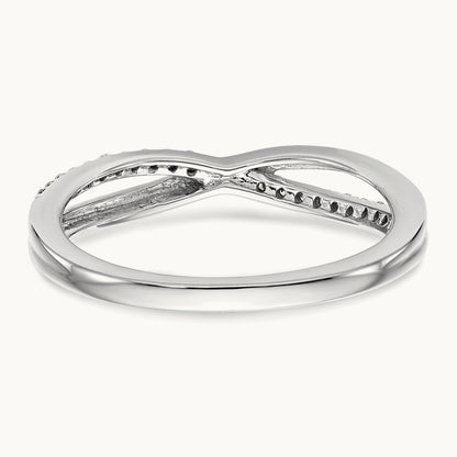 Diamond Band, 14K White Gold