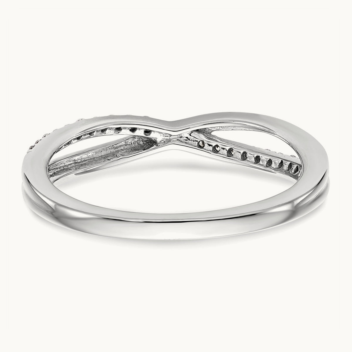 Diamond Band, 14K White Gold