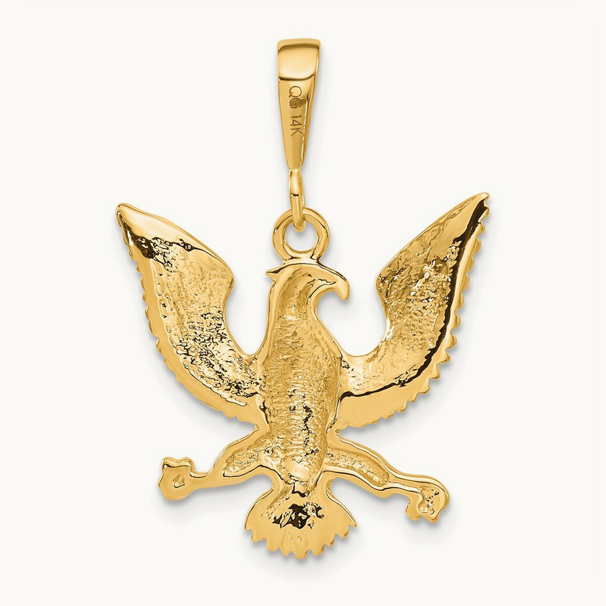 Eagle Charm, 14K