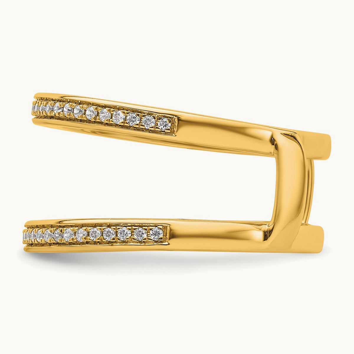 Complete Diamond Ring Guard — 14K Yellow Gold
