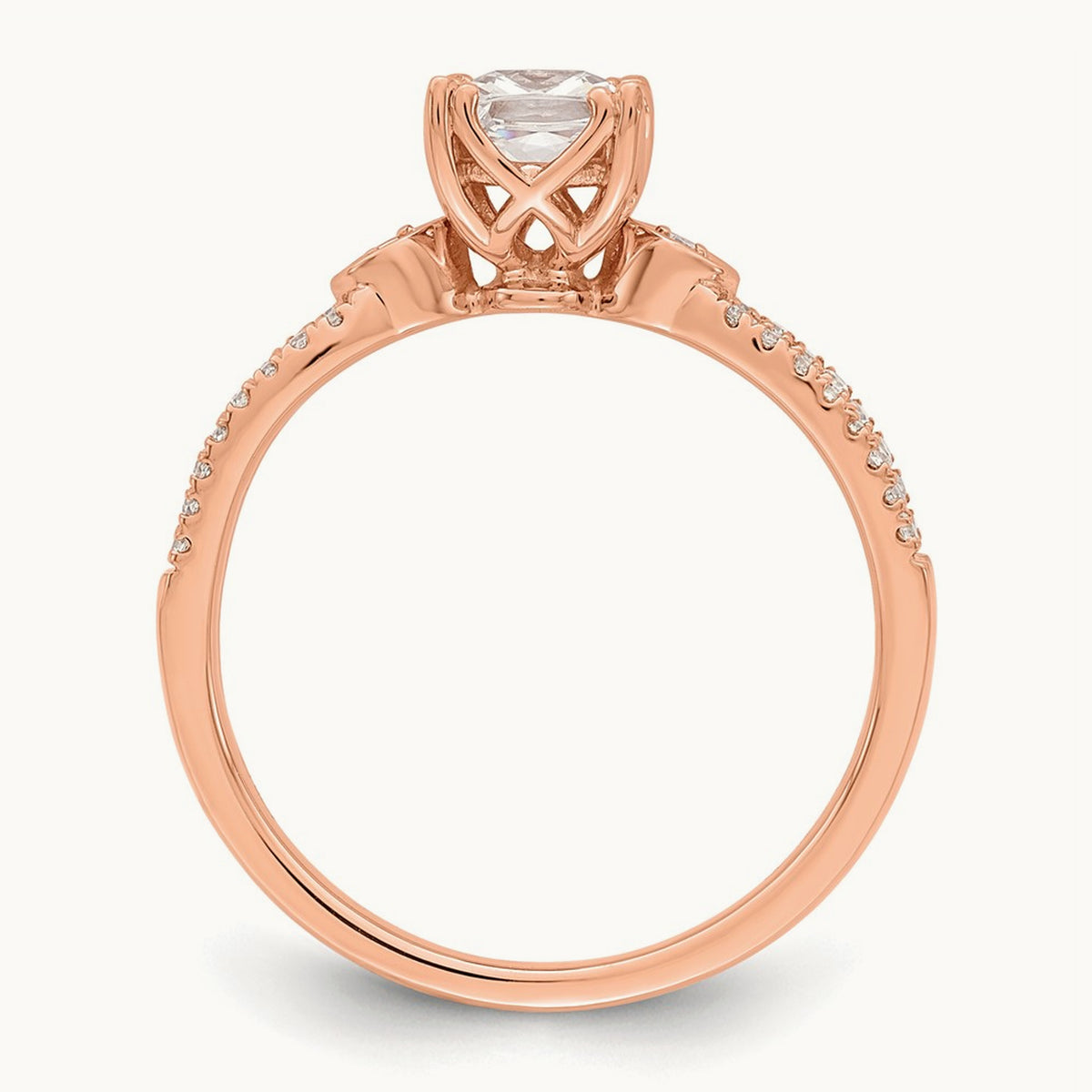 Cushion Semi-Mount Engagement Ring, 3/4-2 ct
