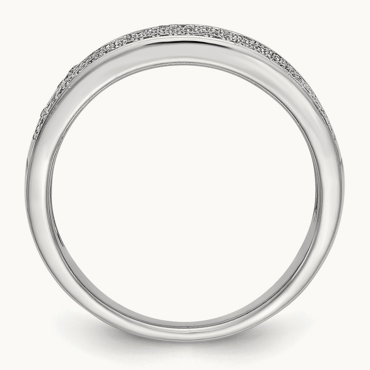 Micro Pave Band, 0.75 ct tw