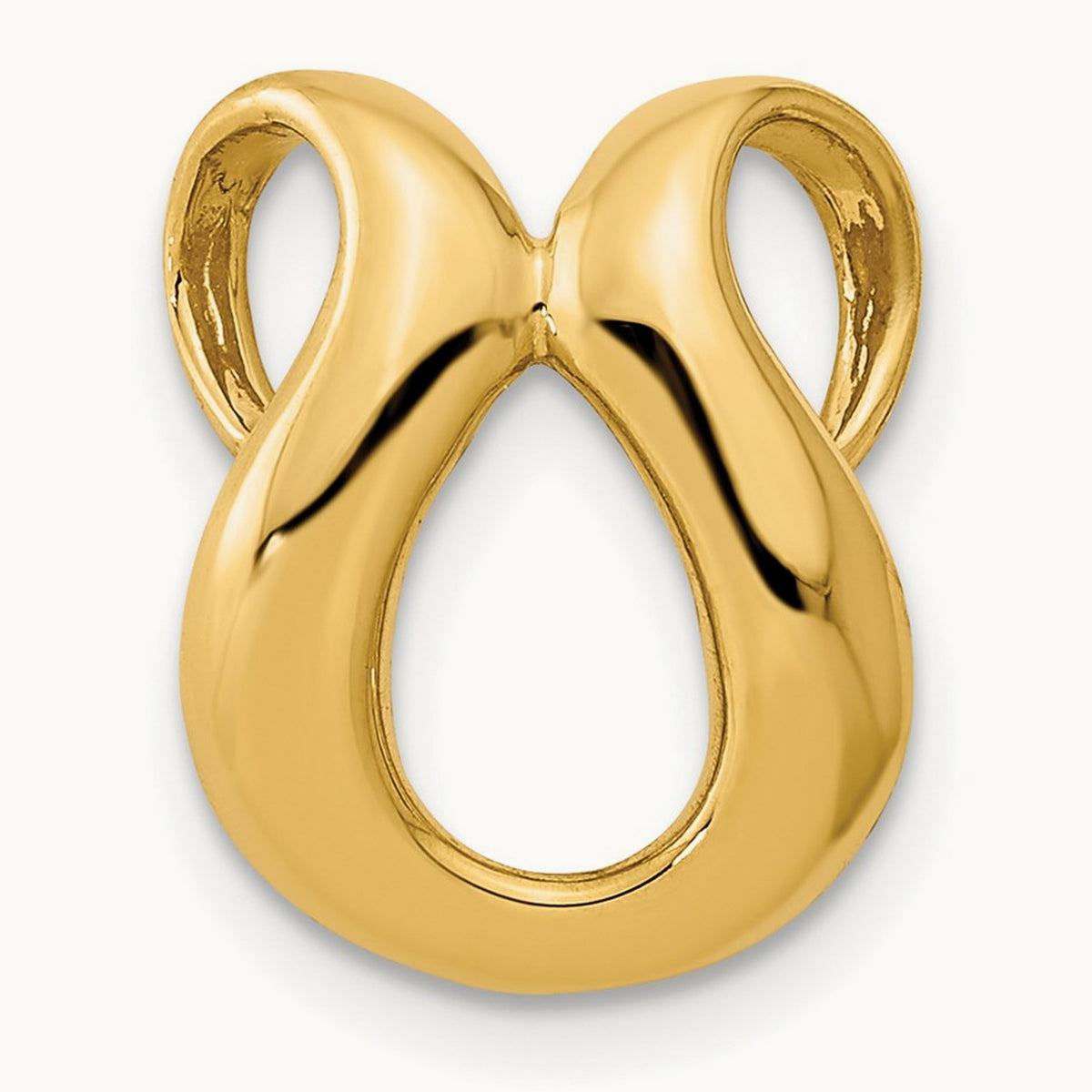 Fits up to Regular/4mm Fancy Fancy Omega Slide, 2mm, 14K