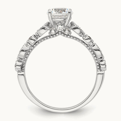 Vintage Semi-Mount Engagement Ring, 0.25 ct tw