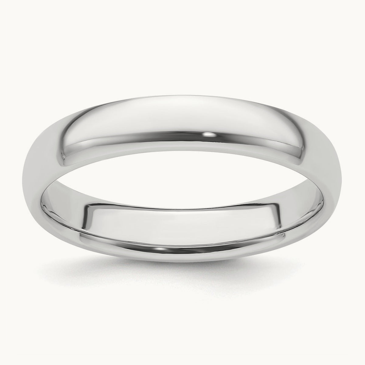Half-Round Comfort Fit Lightweight Band — 4mm