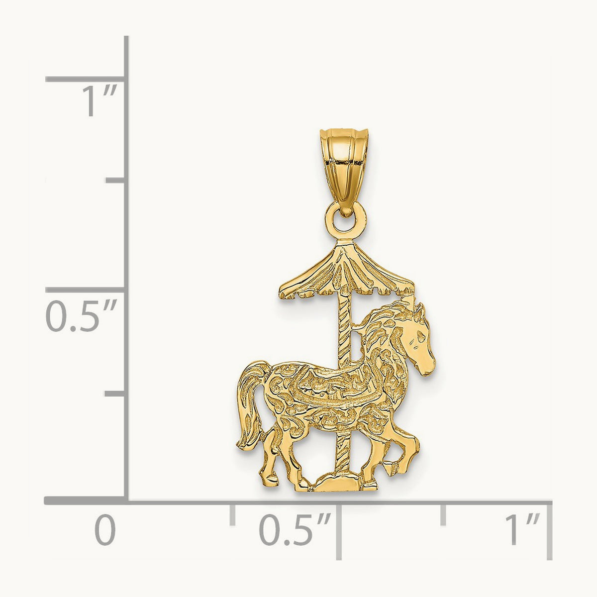 Carousel Horse Charm — 9.7mm