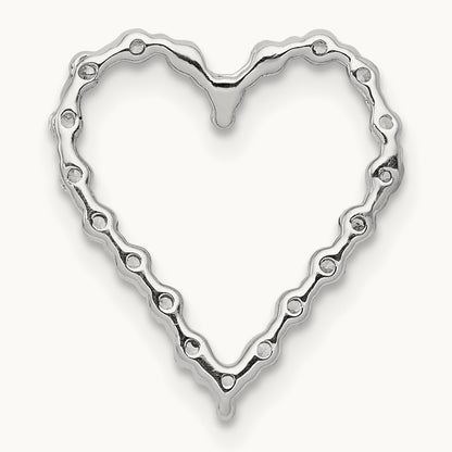 1/5ct. Diamond Heart Chain Slide — photo set