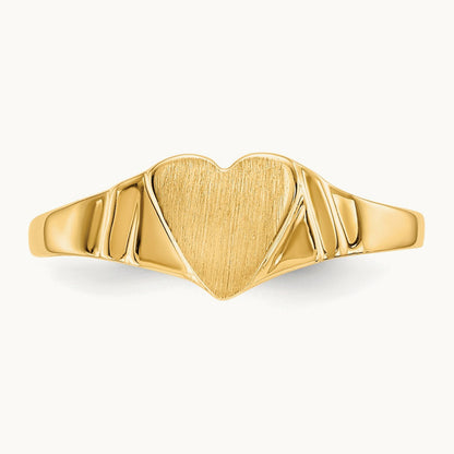 Children's Signet Ring, 14K